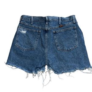 Vintage rustler blue jeans 4” W32